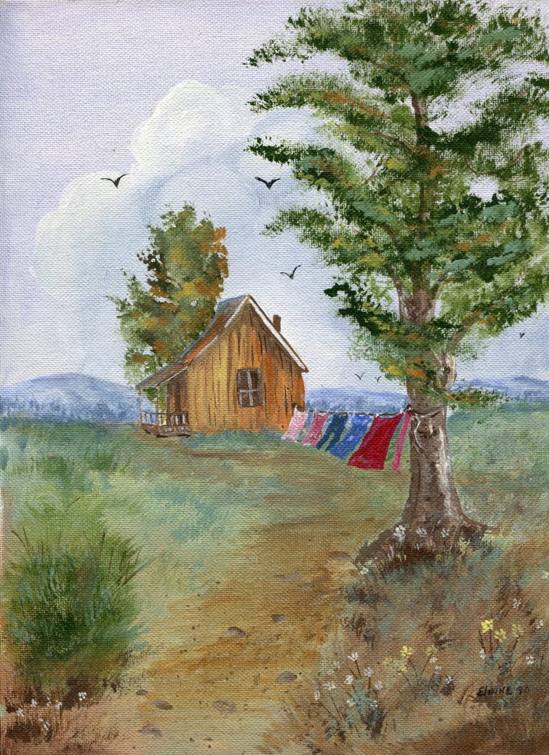 spring day farmhouse country laundry beautiful